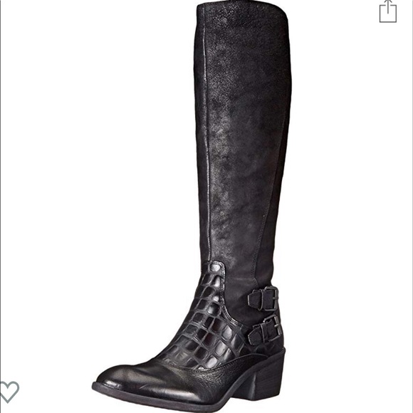 Donald J. Pliner Shoes - Donald Pliner Reverse Calf boots. 8.5